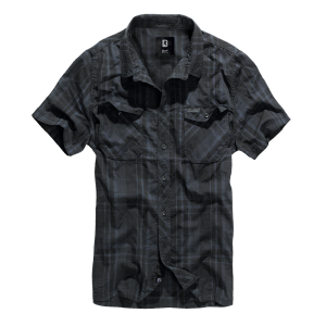 Roadstar Shirt 1/2 sleeve - czarno niebieska