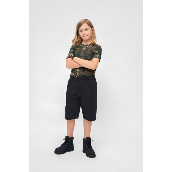 Kids BDU Ripstop Shorts - czarny