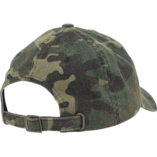 Low Profile Camo Washed Cap - woodland
